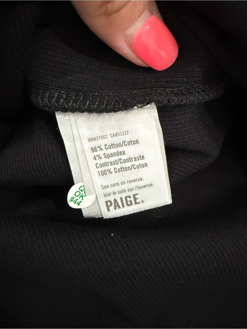PAIGE Black Eyelet Puff Sleeve Short Sleeve Blouse - Picture 6 of 8